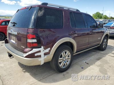 Trzecie zdjęcie samochodu z tyłu: 2007 FORD EXPLORER EDDIE BAUER VIN:1FMEU748X7UA59915 - miniatura