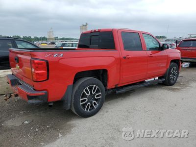 Trzecie zdjęcie samochodu z tyłu: 2018 CHEVROLET SILVERADO K1500 LT VIN:3GCUKREC4JG624464 - miniatura