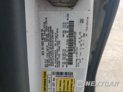 Zdjęcie 12 z 12 samochodu: 2017 FORD FUSION SE HYBRID VIN:3FA6P0LU8HR409529 - miniatura