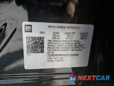 Zdjęcie 12 z 12 samochodu: 2025 CADILLAC CT4 PREMIUM LUXURY VIN:1G6DB5RK6S0101434 - miniatura