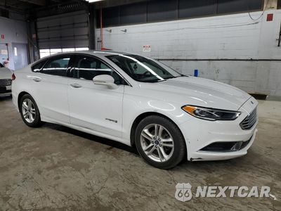 Czwarte zdjęcie samochodu z boku: 2018 FORD FUSION SE HYBRID VIN:3FA6P0LUXJR172077 - miniatura