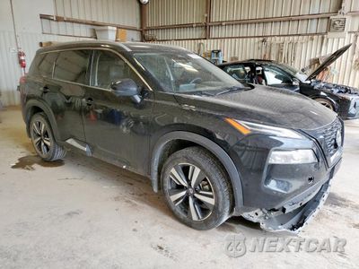 Czwarte zdjęcie samochodu z boku: 2021 NISSAN ROGUE PLATINUM VIN:JN8AT3DD3MW316400 - miniatura