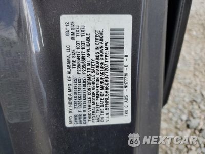 Zdjęcie 13 z 13 samochodu: 2012 HONDA ODYSSEY EXL VIN:5FNRL5H66CB077207 - miniatura