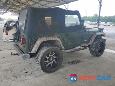 Trzecie zdjęcie samochodu z tyłu: 1997 JEEP WRANGLER / TJ SE VIN:1J4FY29P4VP457563 - miniatura