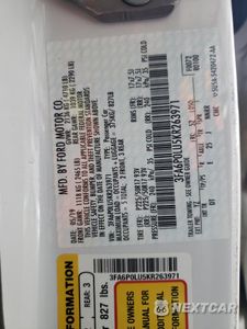 Zdjęcie 12 z 12 samochodu: 2019 FORD FUSION SE VIN:3FA6P0LU5KR263971 - miniatura