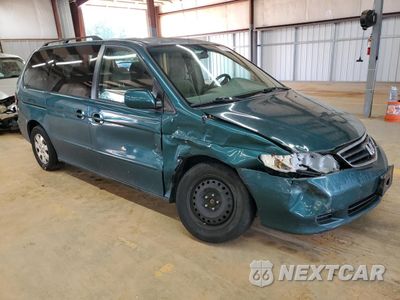 Czwarte zdjęcie samochodu z boku: 2002 HONDA ODYSSEY EX VIN:2HKRL18642H578492 - miniatura