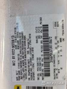 Zdjęcie 12 z 13 samochodu: 2018 FORD FUSION SE HYBRID VIN:3FA6P0LU7JR118672 - miniatura