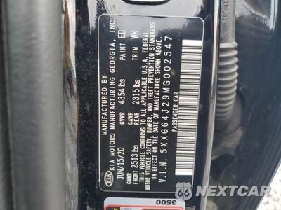 Zdjęcie 12 z 12 samochodu: 2021 KIA K5 GT LINE VIN:5XXG64J29MG002547 - miniatura