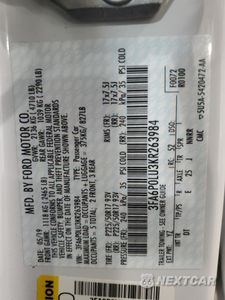 Zdjęcie 12 z 13 samochodu: 2019 FORD FUSION SE VIN:3FA6P0LU3KR263984 - miniatura