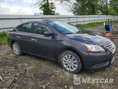 Czwarte zdjęcie samochodu z boku: 2014 NISSAN SENTRA S VIN:3N1AB7AP6EY263970 - miniatura