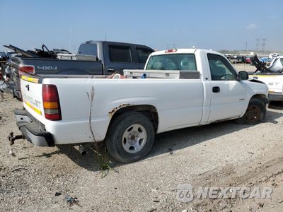 Trzecie zdjęcie samochodu z tyłu: 2001 CHEVROLET SILVERADO C1500 VIN:1GCEC14VX1Z258905 - miniatura