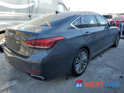 Trzecie zdjęcie samochodu z tyłu: 2017 GENESIS G80 BASE VIN:KMHGN4JE0HU210406 - miniatura