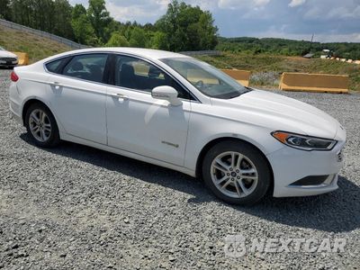 Czwarte zdjęcie samochodu z boku: 2018 FORD FUSION SE HYBRID VIN:3FA6P0LU6JR171914 - miniatura