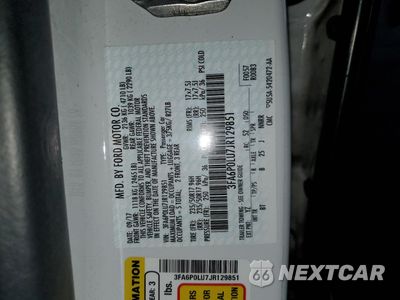 Zdjęcie 12 z 13 samochodu: 2018 FORD FUSION SE HYBRID VIN:3FA6P0LU7JR129851 - miniatura