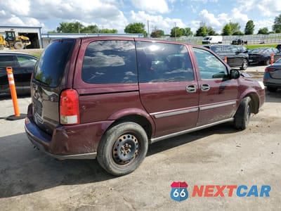 Trzecie zdjęcie samochodu z tyłu: 2008 CHEVROLET UPLANDER LS VIN:1GNDU23W08D183056 - miniatura