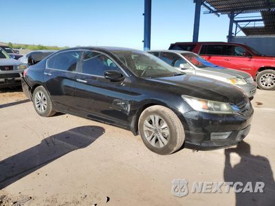 Czwarte zdjęcie samochodu z boku: 2014 HONDA ACCORD LX VIN:1HGCR2F36EA286634 - miniatura