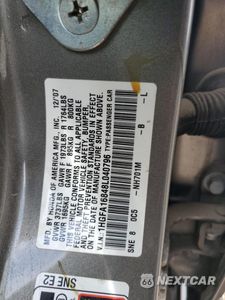 Zdjęcie 12 z 12 samochodu: 2008 HONDA CIVIC EX VIN:1HGFA16848L040796 - miniatura