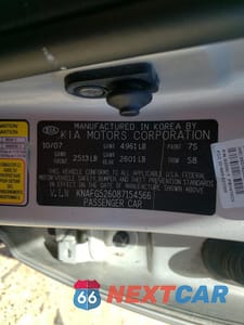Zdjęcie 13 z 15 samochodu: 2008 KIA RONDO LX VIN:KNAFG526087154566 - miniatura