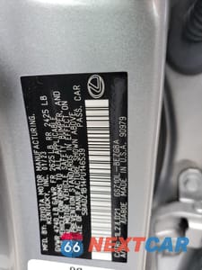 Zdjęcie 12 z 12 samochodu: 2023 LEXUS ES 350 BASE VIN:58ADZ1B14PU146539 - miniatura