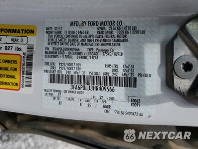 Zdjęcie 12 z 12 samochodu: 2017 FORD FUSION SE HYBRID VIN:3FA6P0LU3HR409566 - miniatura