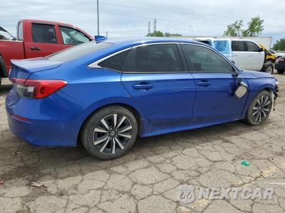 Trzecie zdjęcie samochodu z tyłu: 2023 HONDA CIVIC EX VIN:2HGFE1F7XPH317197 - miniatura