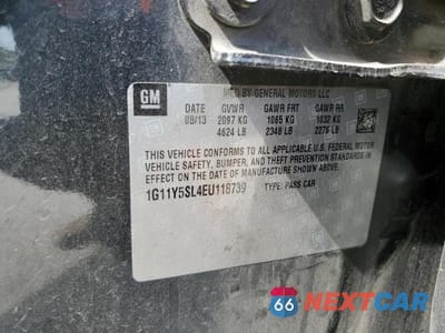 Zdjęcie 12 z 12 samochodu: 2014 CHEVROLET IMPALA LS VIN:1G11Y5SL4EU118739 - miniatura
