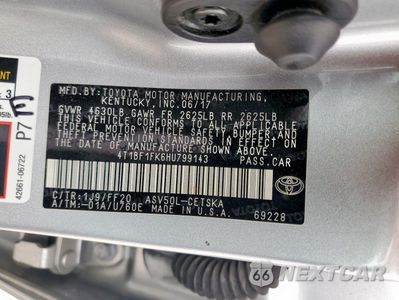 Zdjęcie 12 z 12 samochodu: 2017 TOYOTA CAMRY LE VIN:4T1BF1FK6HU799143 - miniatura
