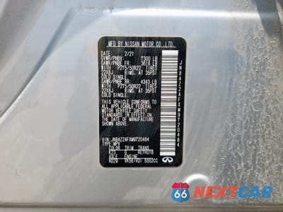 Zdjęcie 13 z 14 samochodu: 2021 INFINITI QX80 LUXE VIN:JN8AZ2AFXM9720484 - miniatura