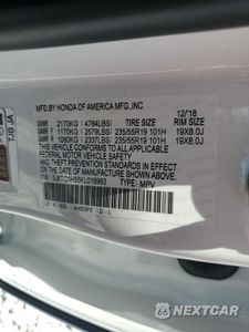 Zdjęcie 13 z 15 samochodu: 2019 ACURA RDX TECHNOLOGY VIN:5J8TC1H55KL016983 - miniatura