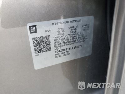 Zdjęcie 12 z 14 samochodu: 2020 CHEVROLET MALIBU LT VIN:1G1ZD5ST5LF101772 - miniatura