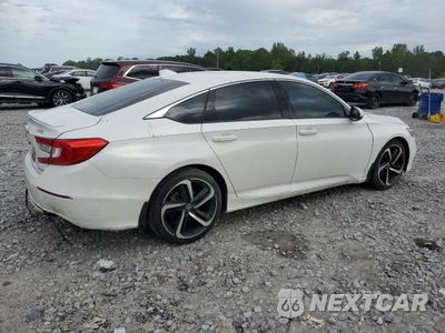 Trzecie zdjęcie samochodu z tyłu: 2019 HONDA ACCORD SPORT VIN:1HGCV1F33KA051688 - miniatura