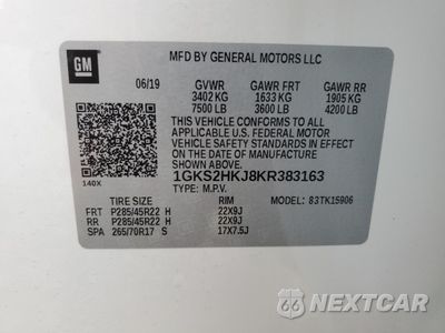 Zdjęcie 13 z 15 samochodu: 2019 GMC YUKON XL DENALI VIN:1GKS2HKJ8KR383163 - miniatura