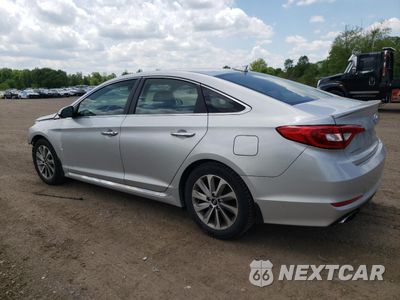 Drugie zdjęcie samochodu z przodu: 2017 HYUNDAI SONATA SPORT VIN:5NPE34AFXHH585210 - miniatura