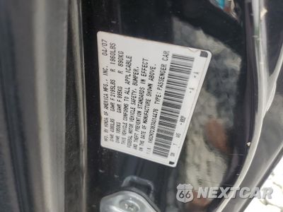 Zdjęcie 12 z 12 samochodu: 2007 HONDA ACCORD LX VIN:1HGCM72387A014476 - miniatura