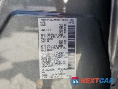 Zdjęcie 13 z 16 samochodu: 2024 NISSAN MURANO PLATINUM VIN:5N1AZ2DS8RC105460 - miniatura