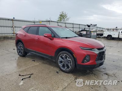 Czwarte zdjęcie samochodu z boku: 2022 CHEVROLET BLAZER RS VIN:3GNKBKRS0NS125686 - miniatura