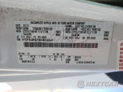 Zdjęcie 10 z 10 samochodu: 2011 FORD ECONOLINE E450 SUPER DUTY CUTAWAY VAN VIN:1FDFE4FS7BDB12247 - miniatura