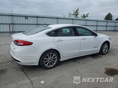 Trzecie zdjęcie samochodu z tyłu: 2017 FORD FUSION SE HYBRID VIN:3FA6P0LUXHR409595 - miniatura