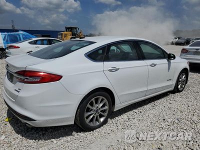 Trzecie zdjęcie samochodu z tyłu: 2017 FORD FUSION SE HYBRID VIN:3FA6P0LU5HR359639 - miniatura
