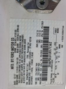 Zdjęcie 12 z 13 samochodu: 2018 FORD FUSION SE HYBRID VIN:3FA6P0LU1JR171562 - miniatura