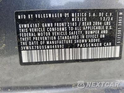 Zdjęcie 12 z 12 samochodu: 2025 VOLKSWAGEN JETTA S VIN:3VW5X7BUXSM046992 - miniatura