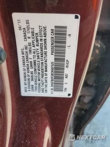 Zdjęcie 12 z 12 samochodu: 2012 HONDA CIVIC LX VIN:2HGFB2F5XCH507525 - miniatura