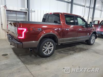 Trzecie zdjęcie samochodu z tyłu: 2016 FORD F150 SUPERCREW VIN:1FTEW1EG8GFC83979 - miniatura