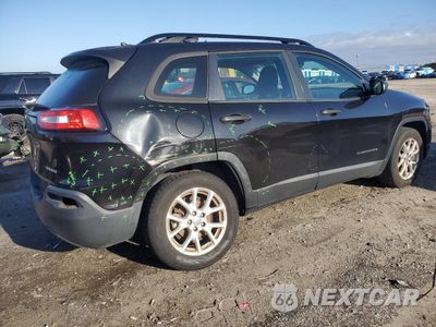 Trzecie zdjęcie samochodu z tyłu: 2016 JEEP CHEROKEE SPORT VIN:1C4PJLAB5GW108067 - miniatura