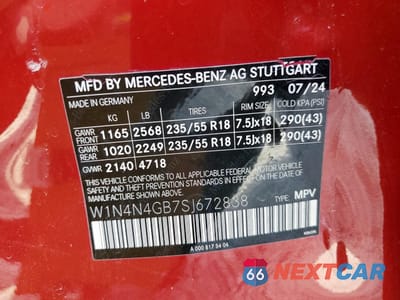 Zdjęcie 13 z 15 samochodu: 2025 MERCEDES-BENZ GLA 250 VIN:W1N4N4GB7SJ672838 - miniatura