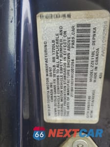 Zdjęcie 12 z 14 samochodu: 1998 TOYOTA COROLLA VE VIN:2T1BR18E9WC001294 - miniatura