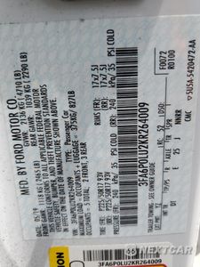 Zdjęcie 12 z 12 samochodu: 2019 FORD FUSION SE VIN:3FA6P0LU2KR264009 - miniatura