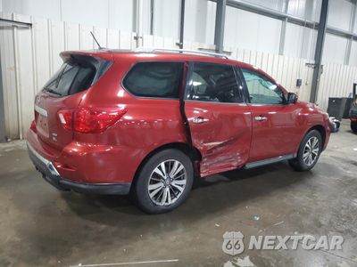 Trzecie zdjęcie samochodu z tyłu: 2017 NISSAN PATHFINDER S VIN:5N1DR2MM0HC686403 - miniatura