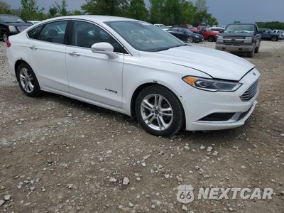 Czwarte zdjęcie samochodu z boku: 2018 FORD FUSION SE HYBRID VIN:3FA6P0LU6JR172089 - miniatura