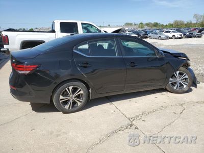 Trzecie zdjęcie samochodu z tyłu: 2021 NISSAN SENTRA SV VIN:3N1AB8CV8MY220523 - miniatura